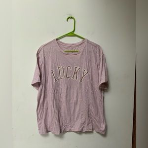 Lucky Brand Tee (Pink)